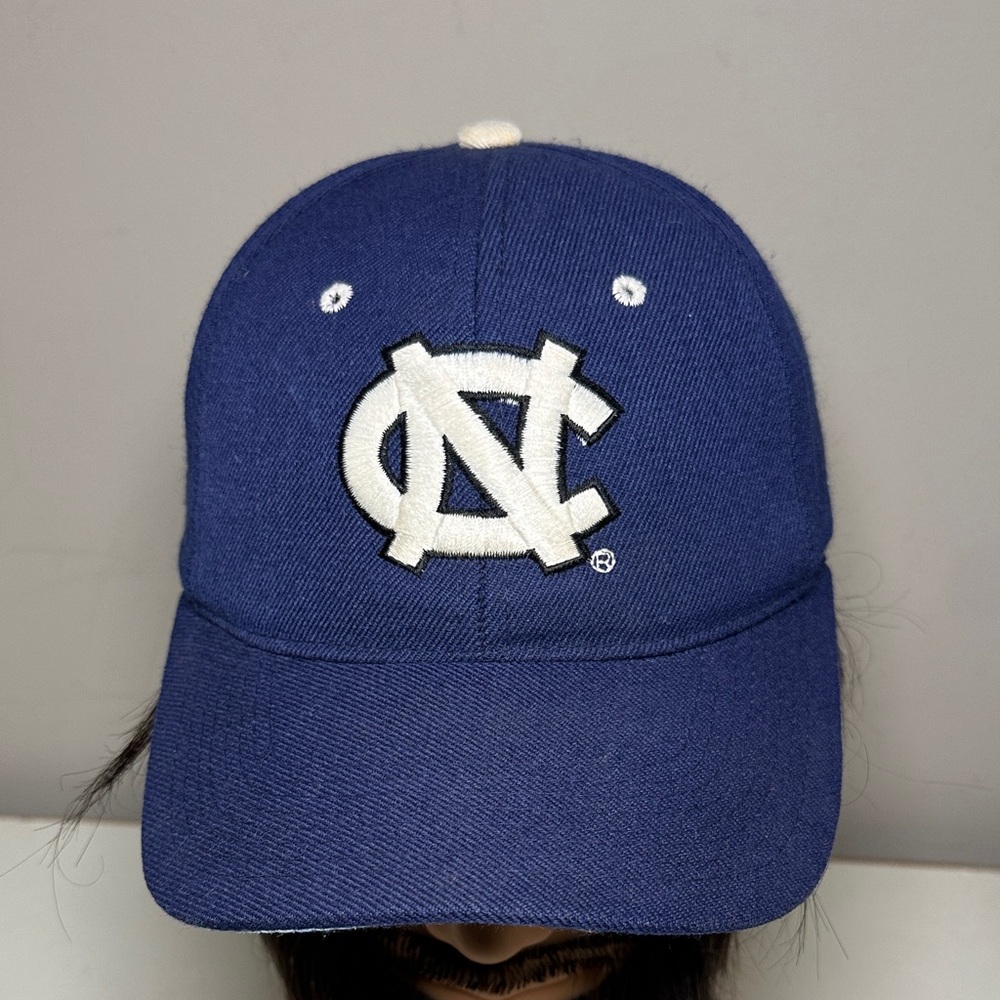 Zephyr University of North Carolina UNC dark Blue Cap with White Logo